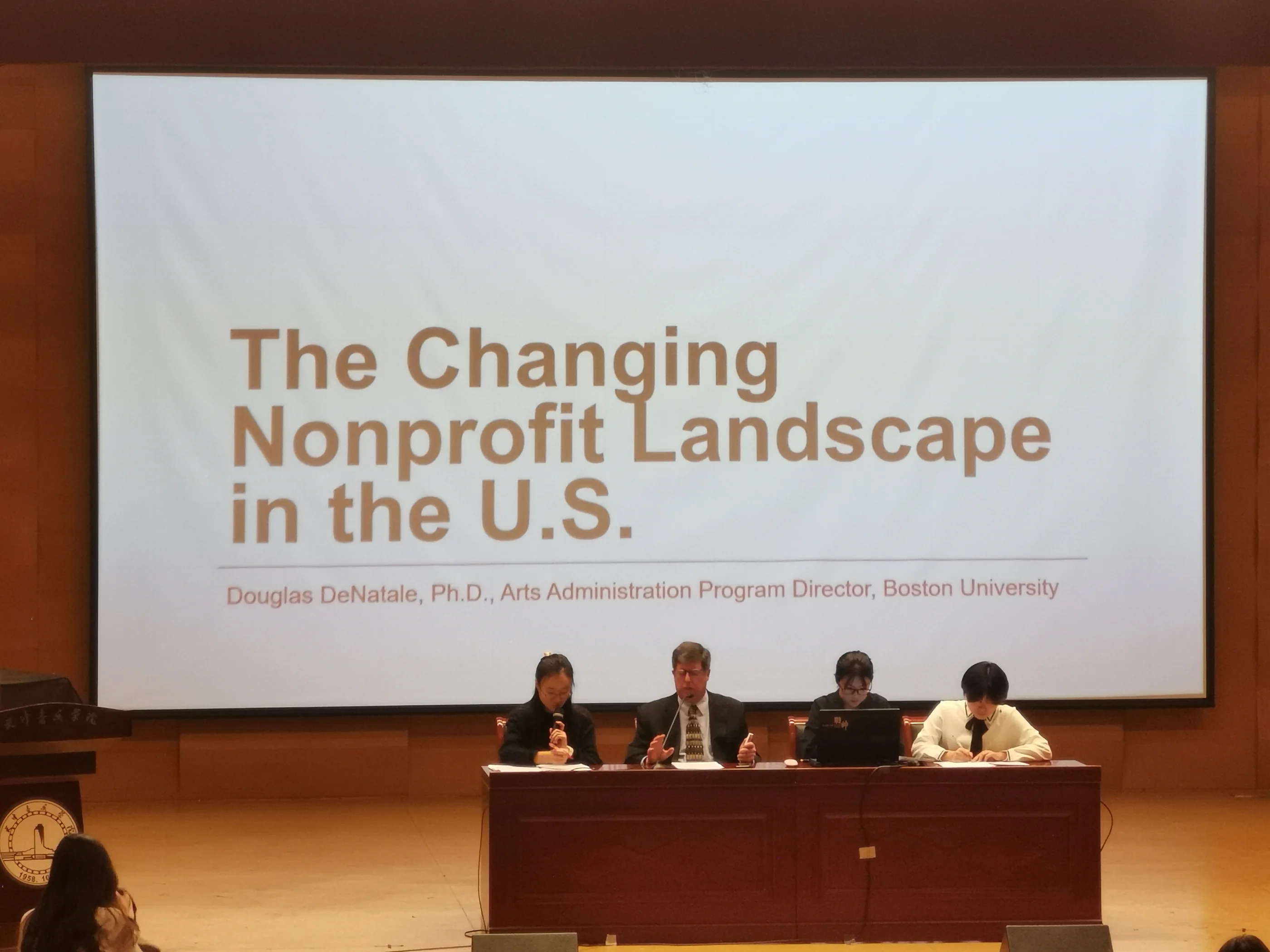 Panel at the international arts management workshop